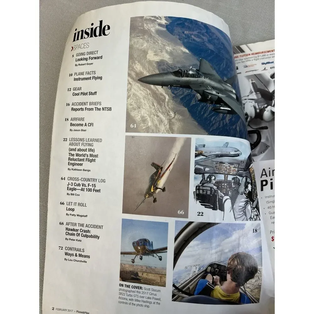 Plane & Pilot Magazine Avaition Flight 4 Issues 8/16, ,10 / 16, 11/16, 2/17,